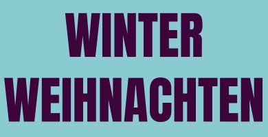 Winter - Weihnachten